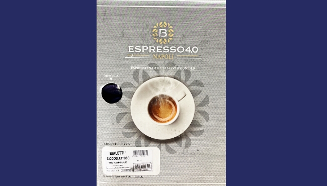 100 capsule Barbaro nero Cioccolattoso compatibili con Bialetti
